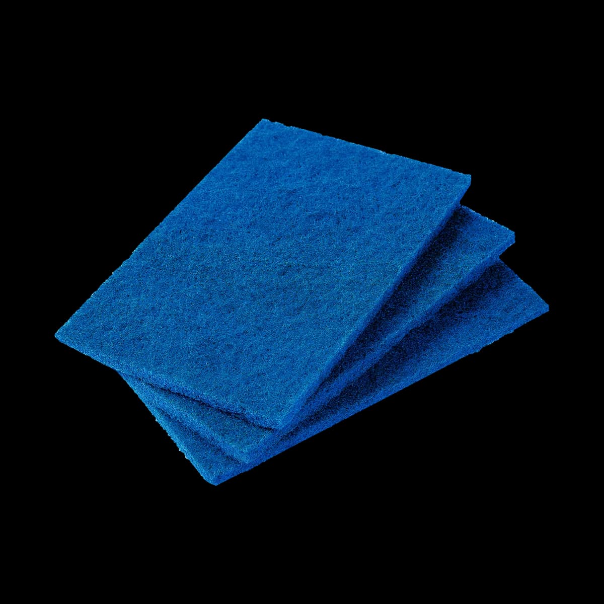Lustrex Abrasive Pads — blue colourway, photograph 2