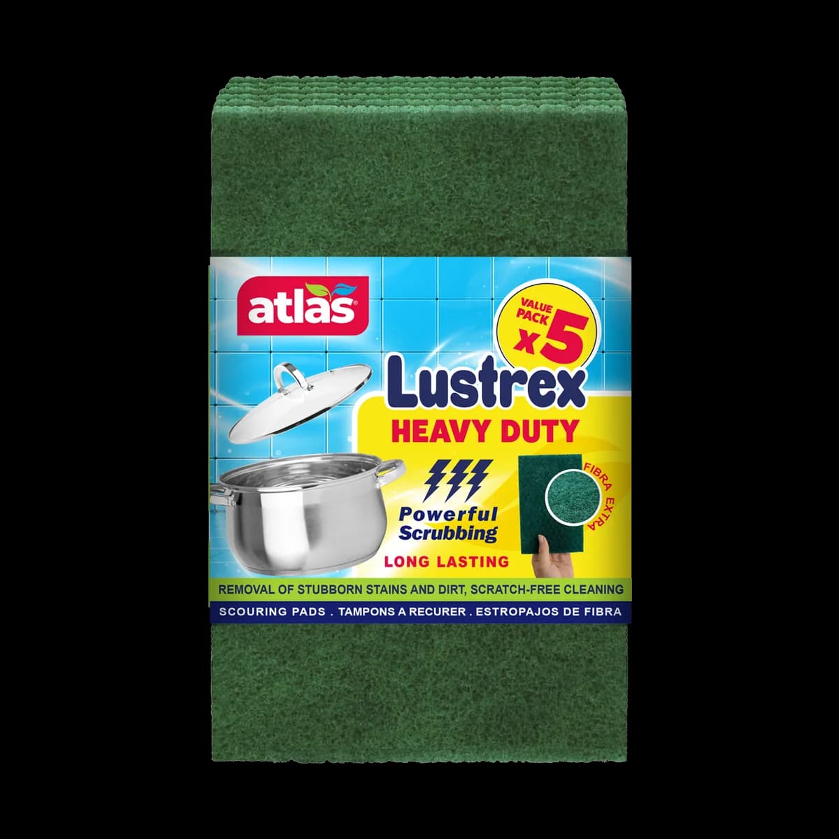 Lustrex Abrasive Pads — packaging view, photograph 4