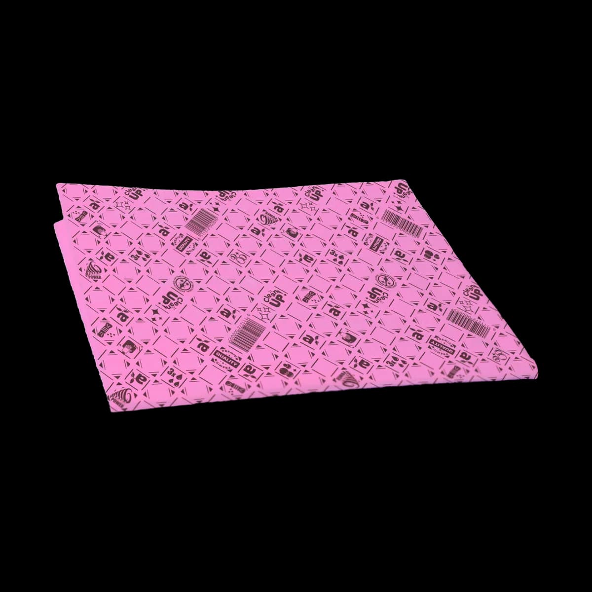 Clean Up Floor Cloth — pink colourway, photograph 3